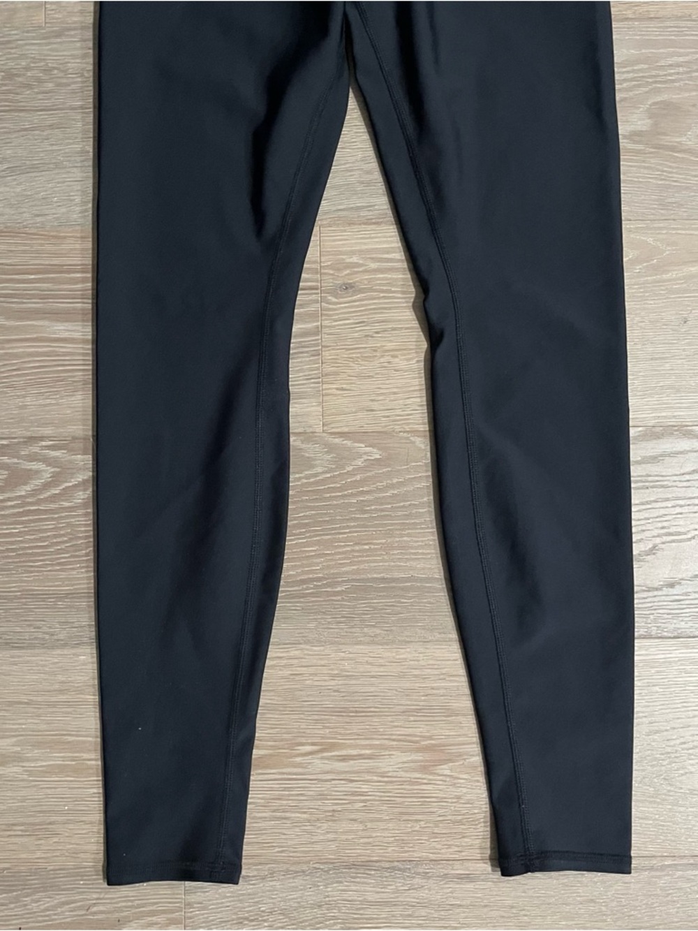 ALO Yoga Black High Waist Fitness Leggings Logo Waistband S - Picture 4 of 7